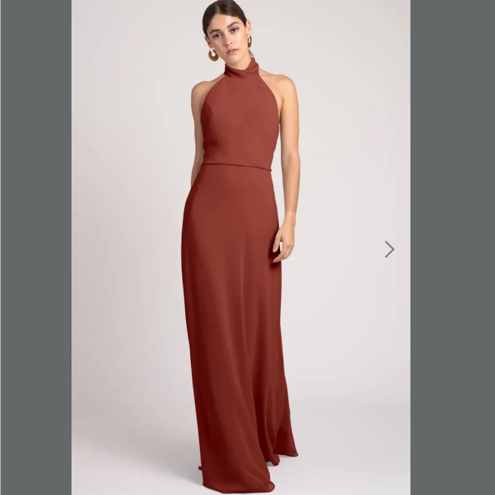 JENNY YOO Brett bridesmaid dress in English rose size 10 petite